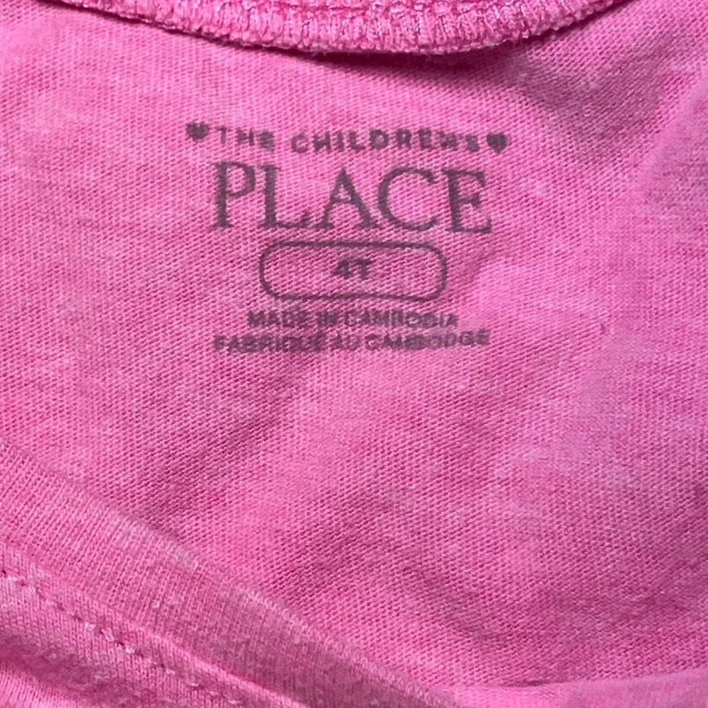 The Childrens Place Size 4T Pink  Tee and LOL Surprise Leopard Shorts Set - Picture 5 of 7